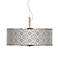 Luxe Tile Giclee Glow 20" Wide Pendant Light
