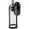 Luxio 15.25" High 1-Light Outdoor Wall Sconce in Powder Coated Black