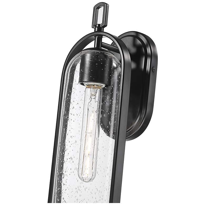 Image 5 Luxio 15.25" High 1-Light Outdoor Wall Sconce in Powder Coated Black more views