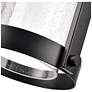 4_Luxio 8.25" Wide 1-Light Outdoor Hanging Lantern in Powder Coated Black more views