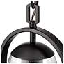 5_Luxio 8.25" Wide 1-Light Outdoor Hanging Lantern in Powder Coated Black more views
