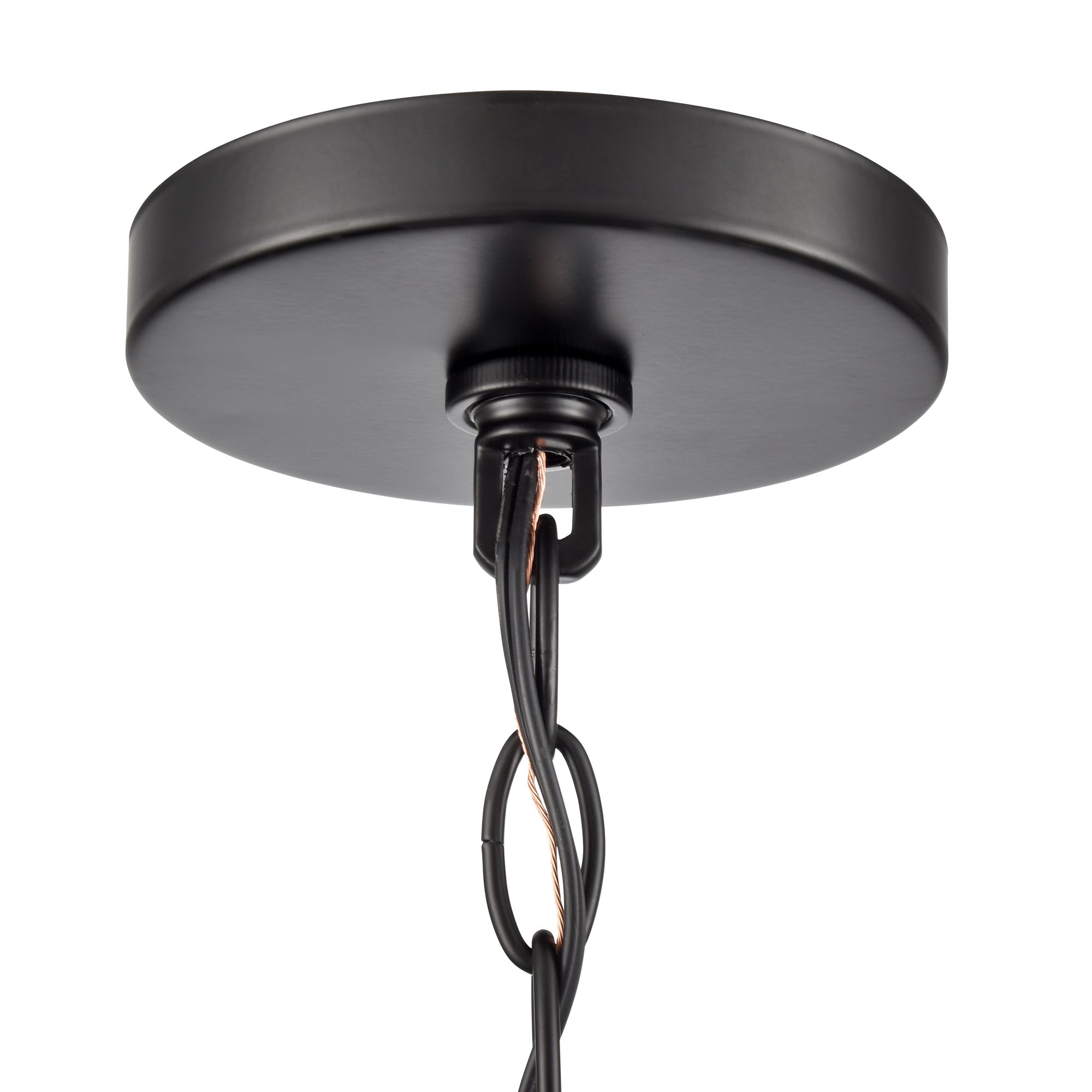 Image 6 Luxio 8.25" Wide Outdoor Hanging Lantern in Powder Coated Black more views