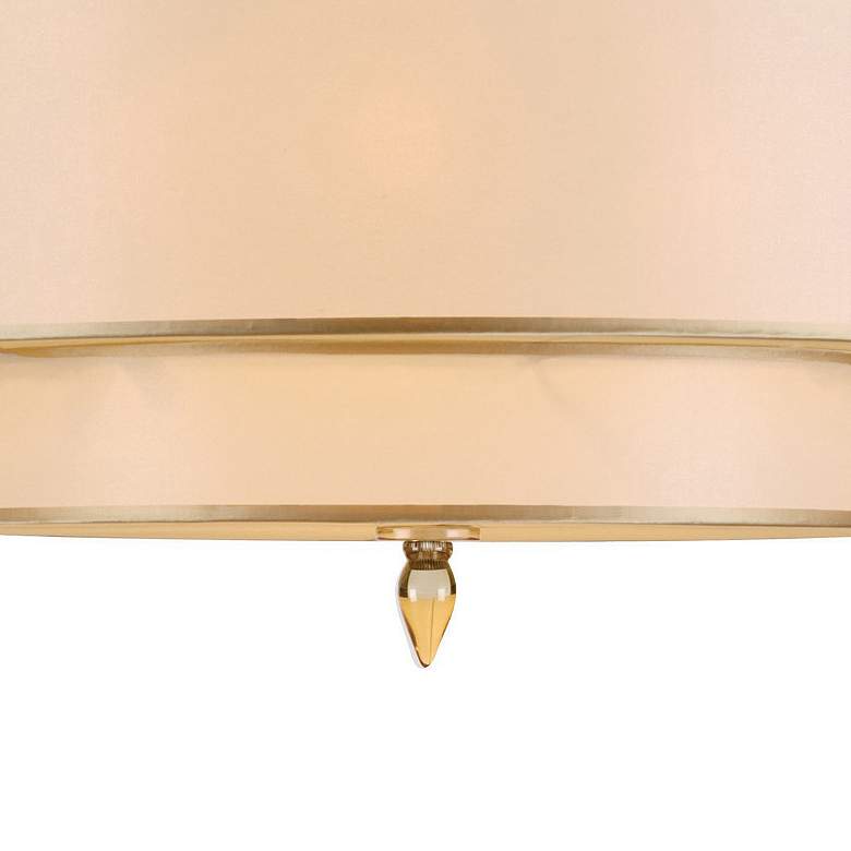Image 2 Luxo 5 Light Brass Semi-Flush more views