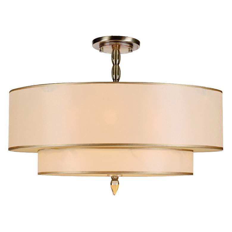 Image 4 Luxo 5 Light Brass Semi-Flush more views