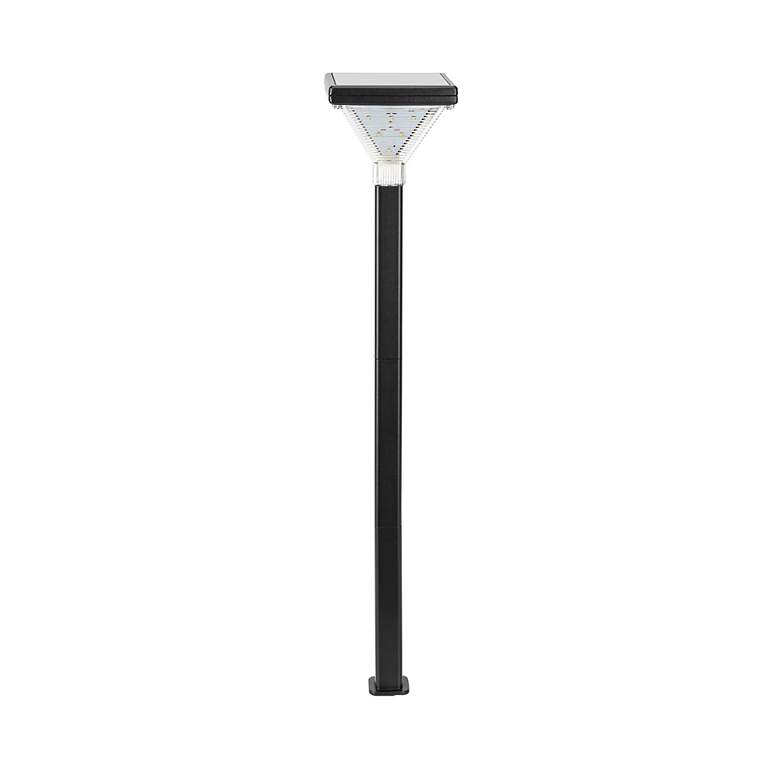 Image 2 Luxor 22 3/4" High Black Solar LED Path Light Set of 2 more views