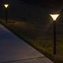 Thumbnail3 of Luxor 22 3/4" High Black Solar LED Path Light Set of 2 more views