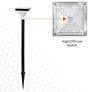 5_Luxor 22 3/4" High Black Solar LED Path Light Set of 2 more views