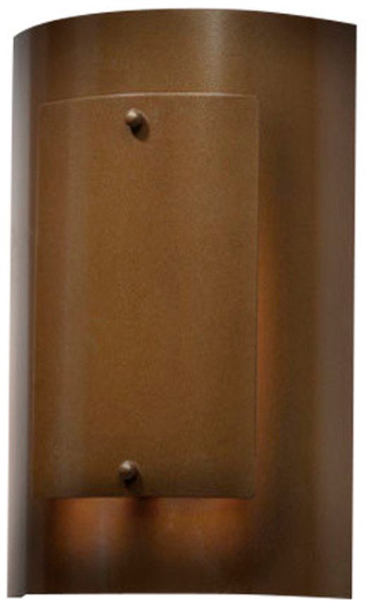 Luz Azul 11.75" High Bronze Age Exterior Sconce