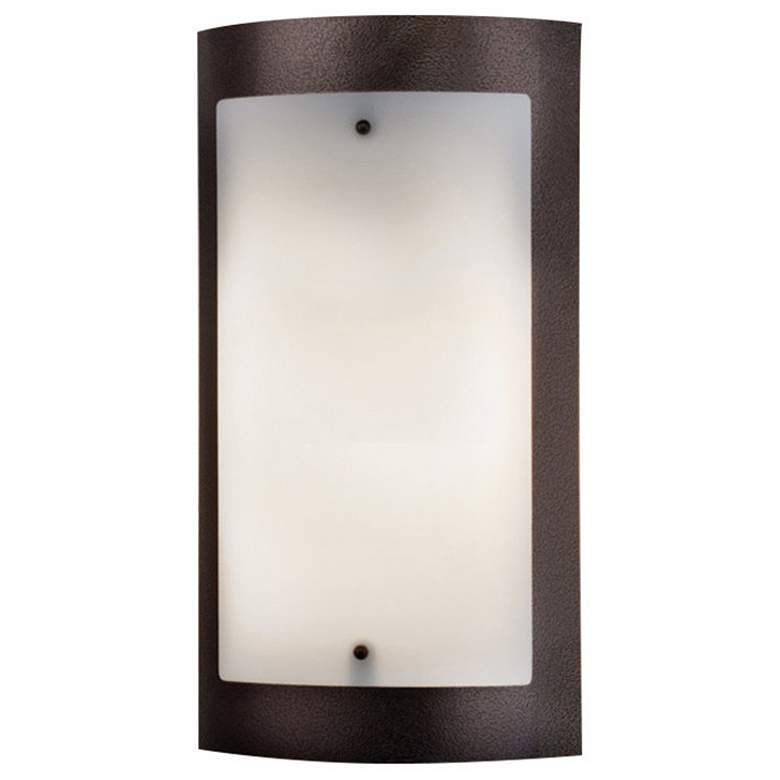 Image 1 Luz Azul 17 3/4 inch Empire Bronze and Opal Acrylic Sconce LED