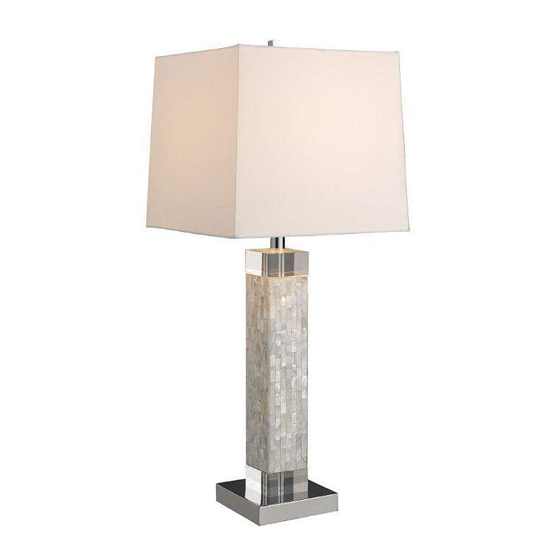 Image 1 Luzerne Mother of Pearl Table Lamp