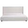 Luzon King Bed Light Grey