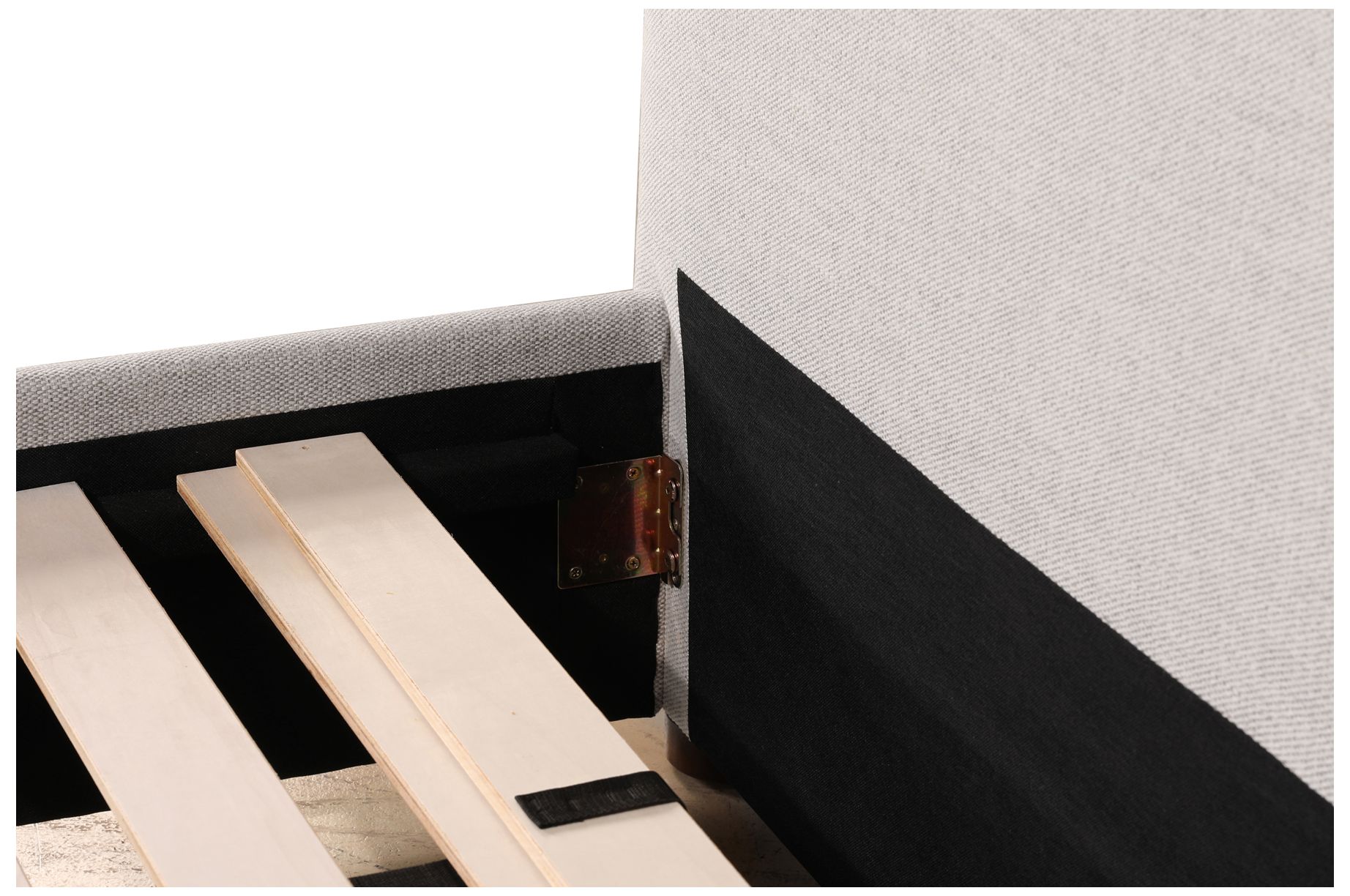 Luzon King Bed Light Grey