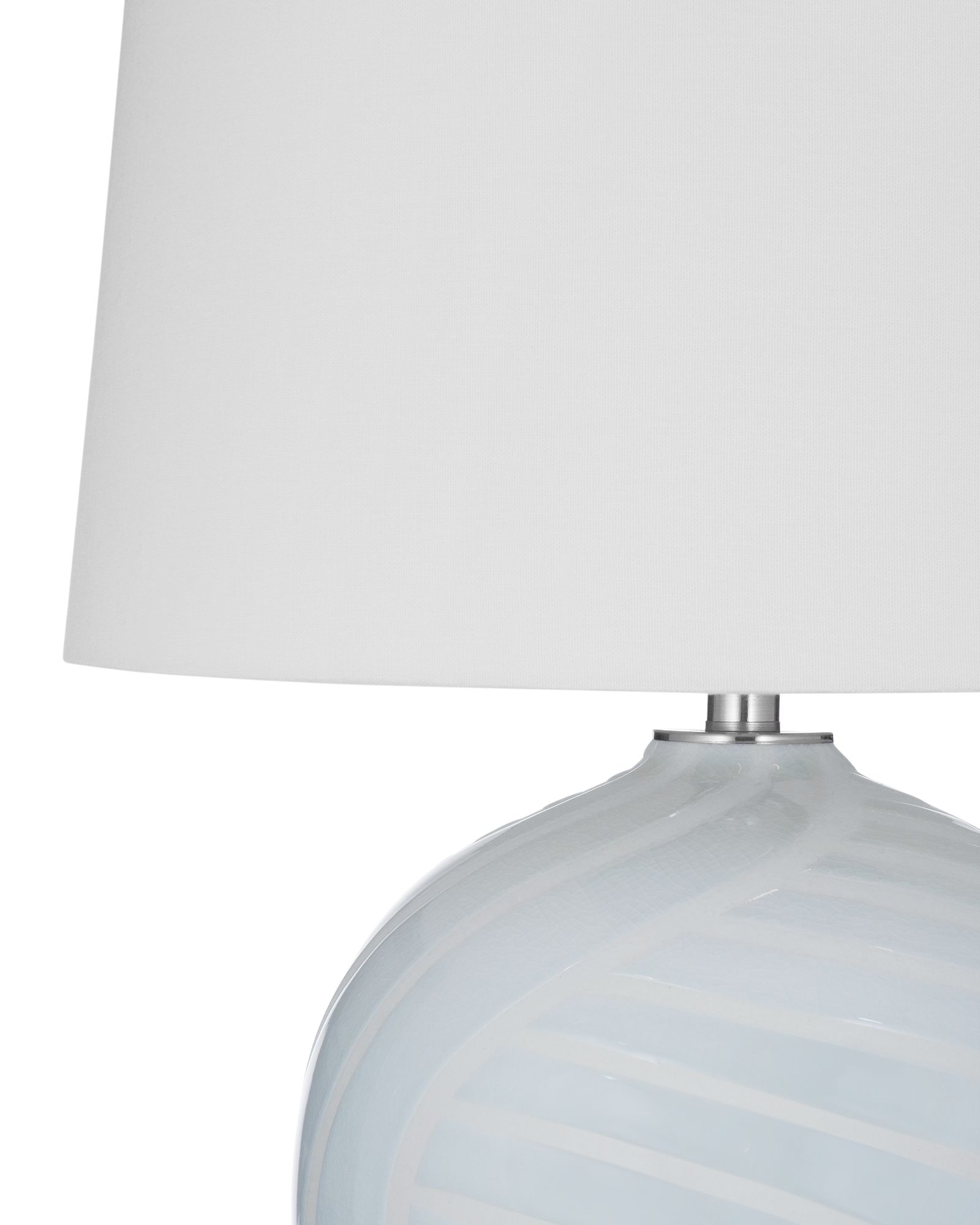 Image 2 Lyance 26" High Light Blue And Cream Table Lamp more views