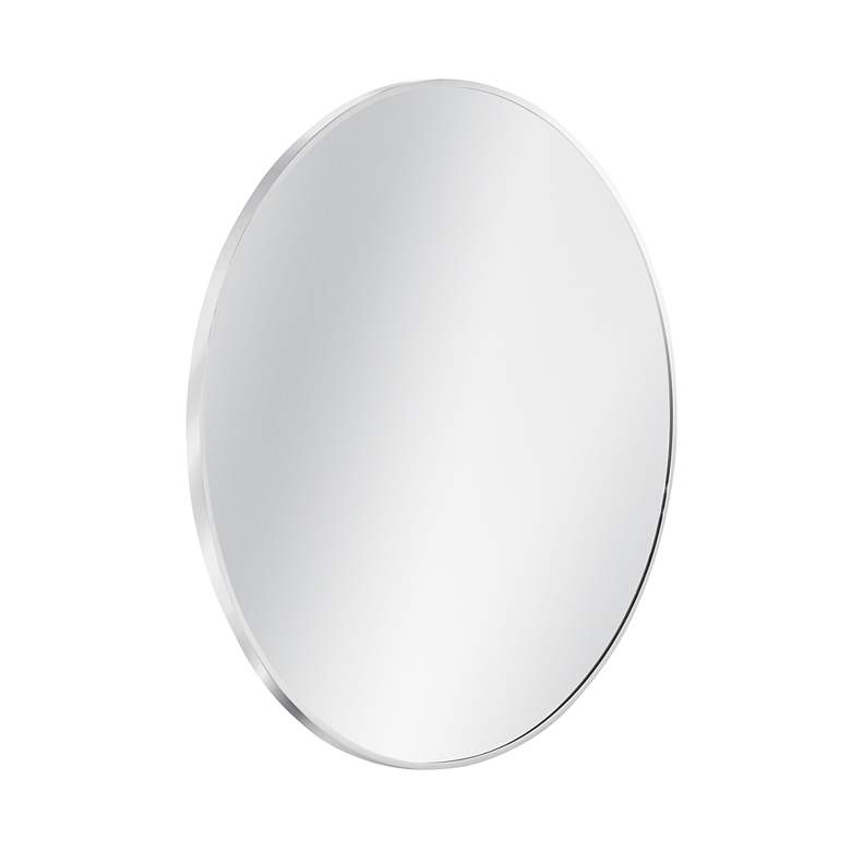 Image 2 Lycoming 36" x 36" Chrome Wall Mirror more views