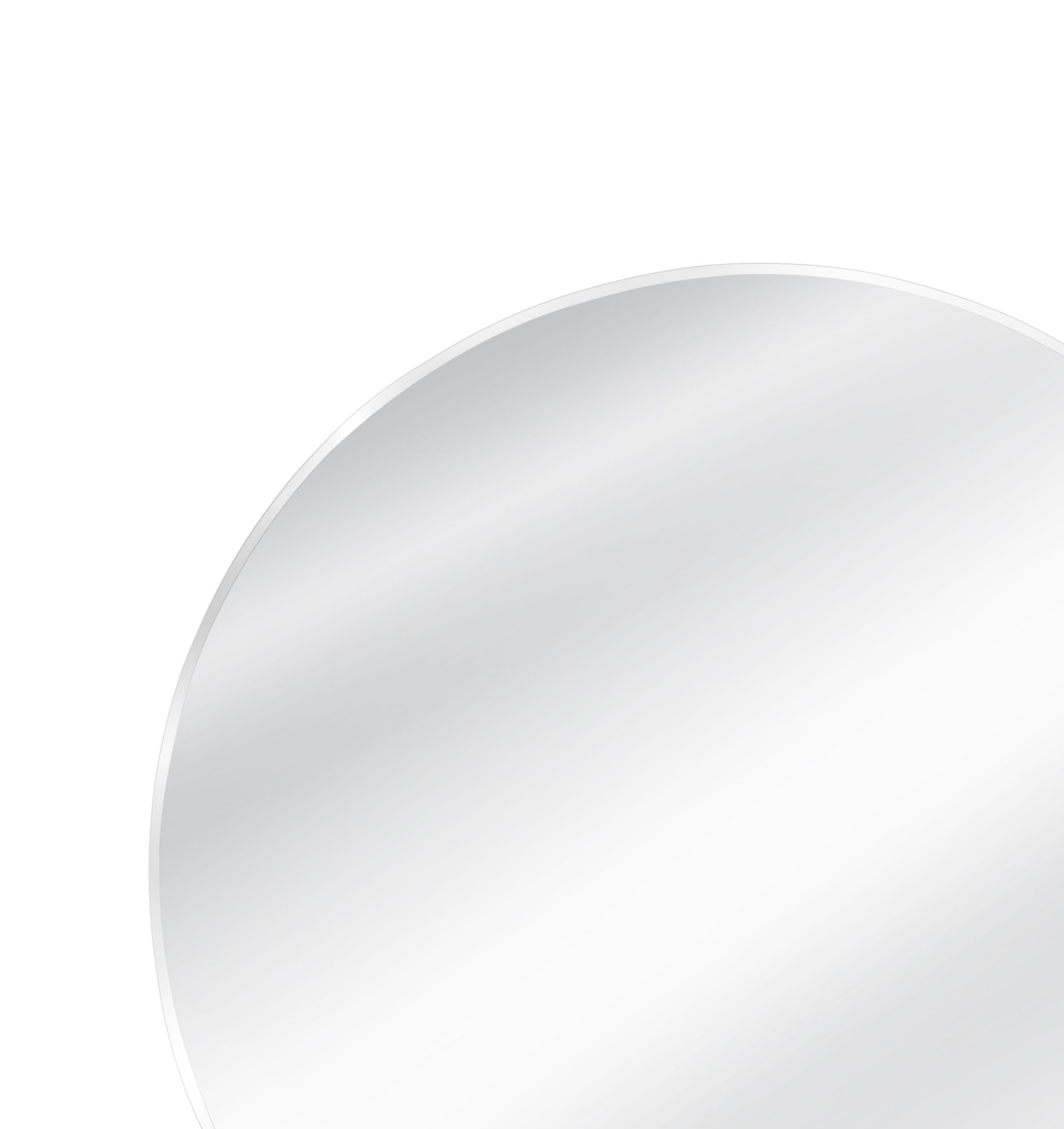 Image 3 Lycoming 36" x 36" Chrome Wall Mirror more views