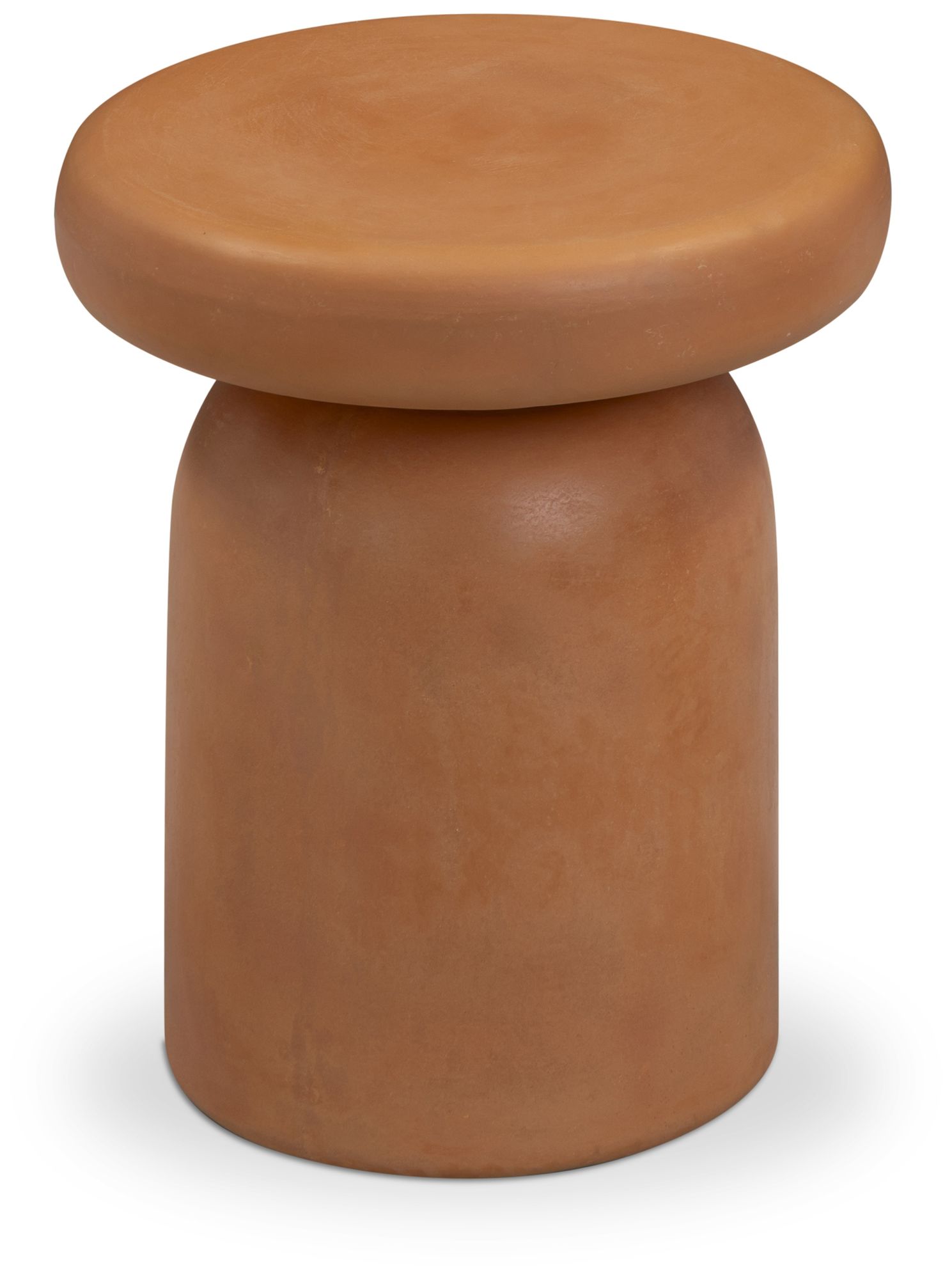 Image 3 Lydia Orange Concrete Indoor/Outdoor Side Table more views