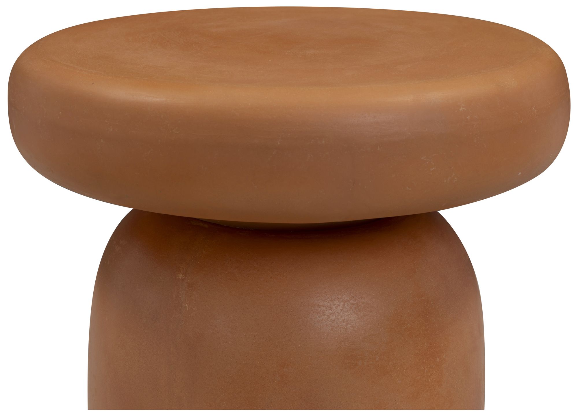 Image 4 Lydia Orange Concrete Indoor/Outdoor Side Table more views