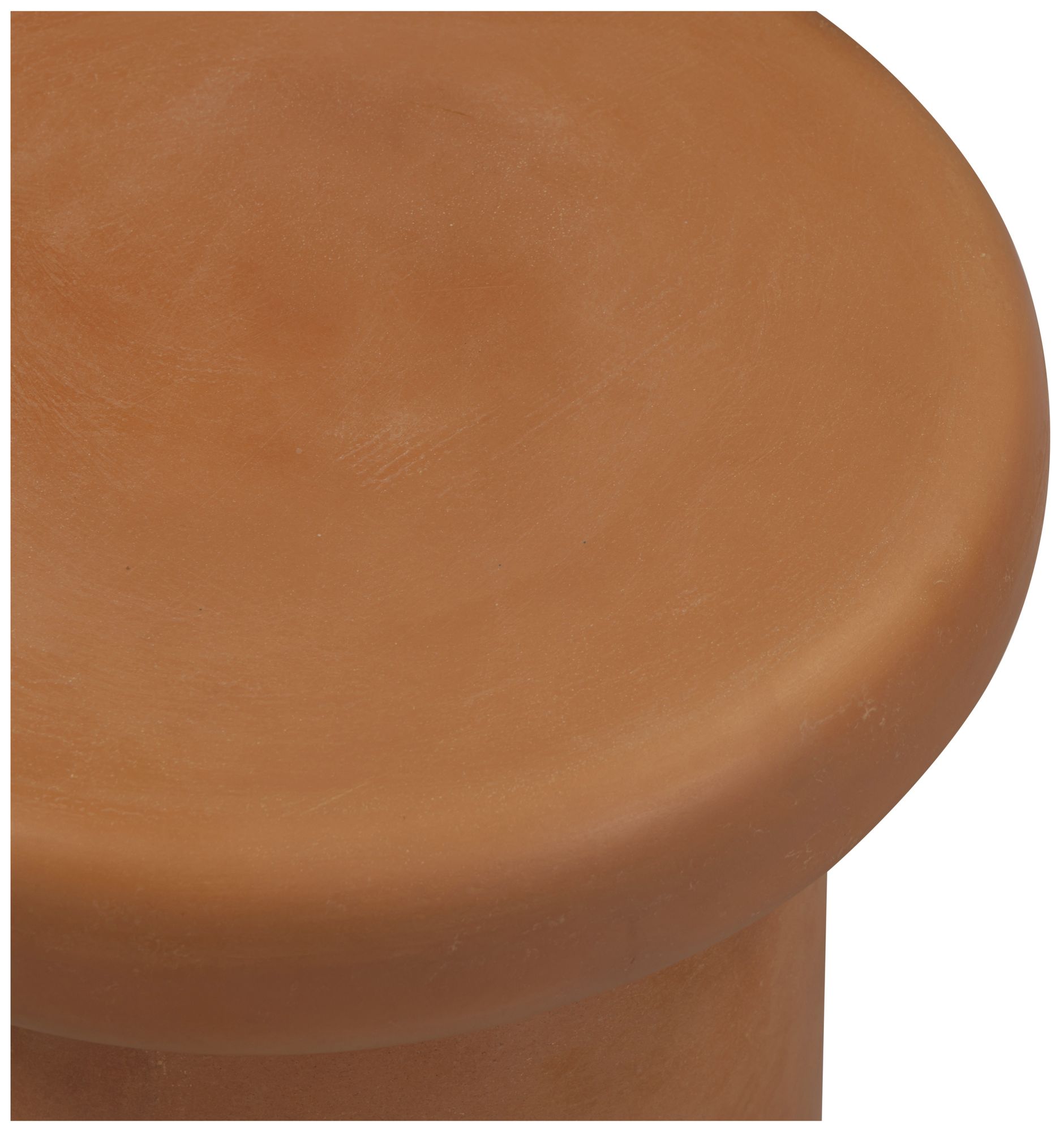 Image 6 Lydia Orange Concrete Indoor/Outdoor Side Table more views