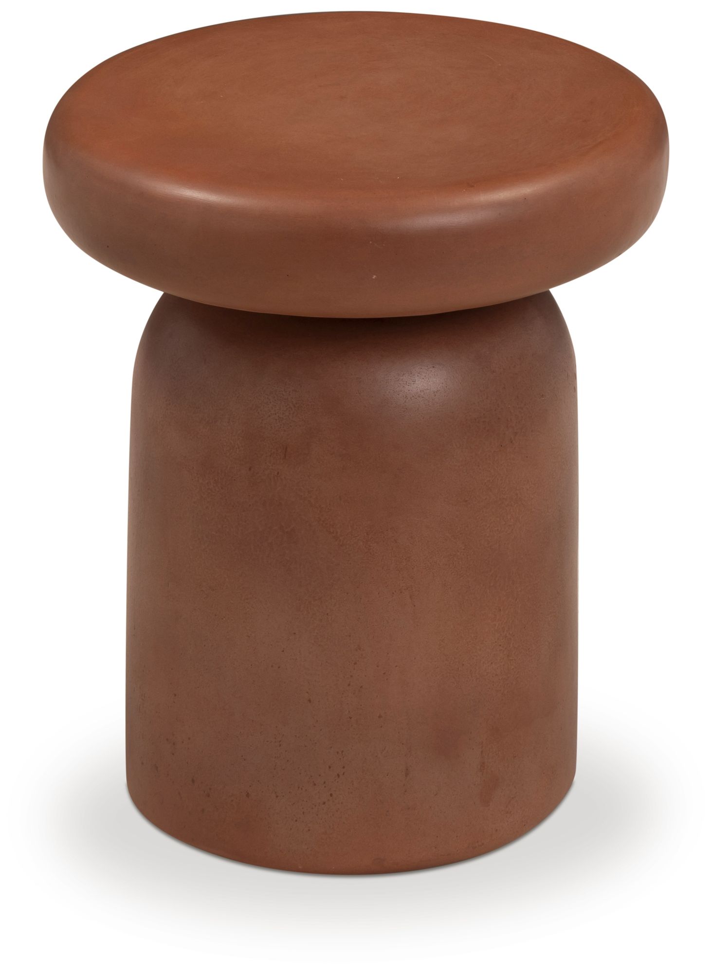 Image 3 Lydia Red Concrete Indoor/Outdoor Side Table more views