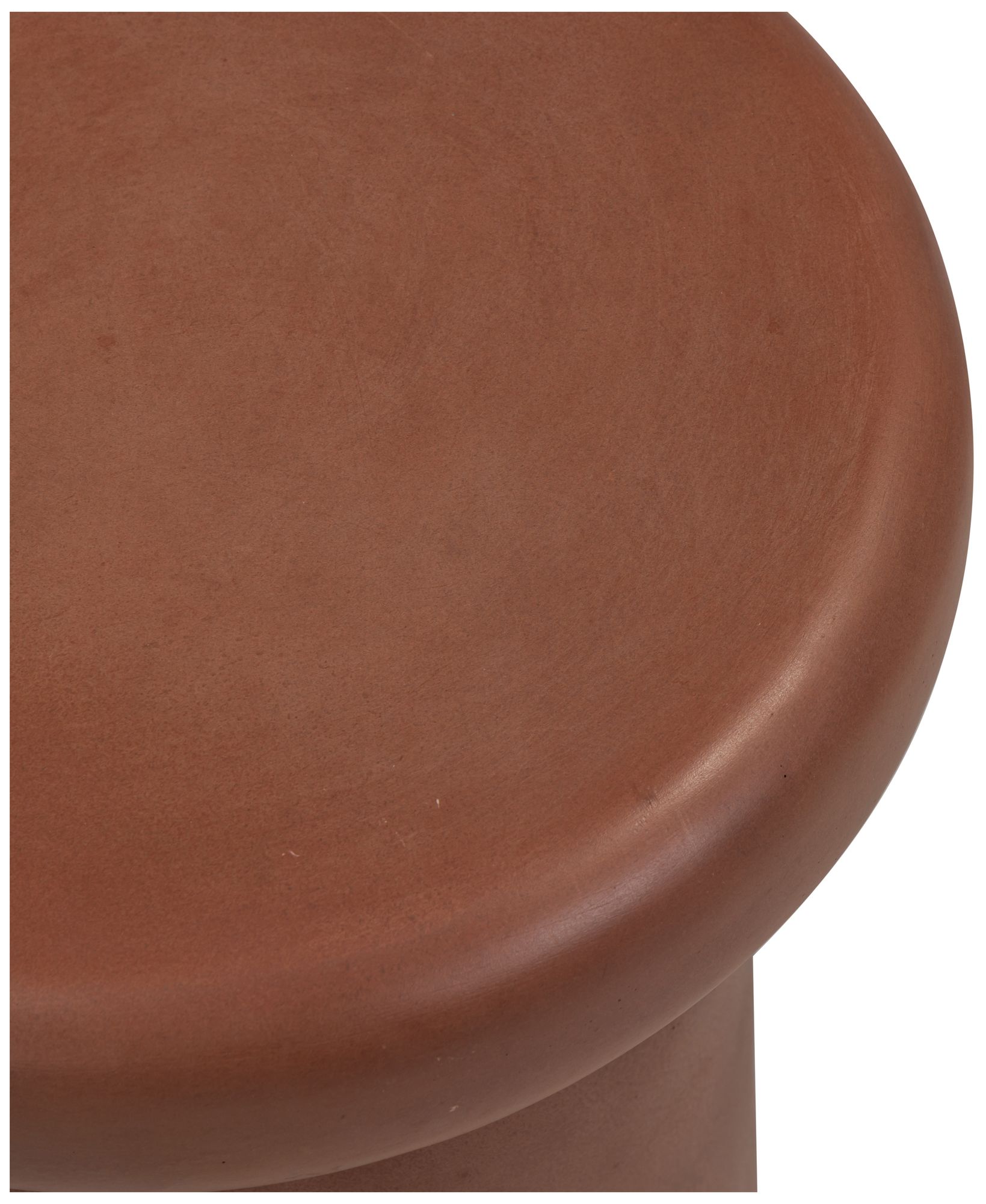 Image 5 Lydia Red Concrete Indoor/Outdoor Side Table more views