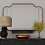 Thumbnail2 of Lyenda Gold Leaf 36" x 48" Curves Rectangular Wall Mirror