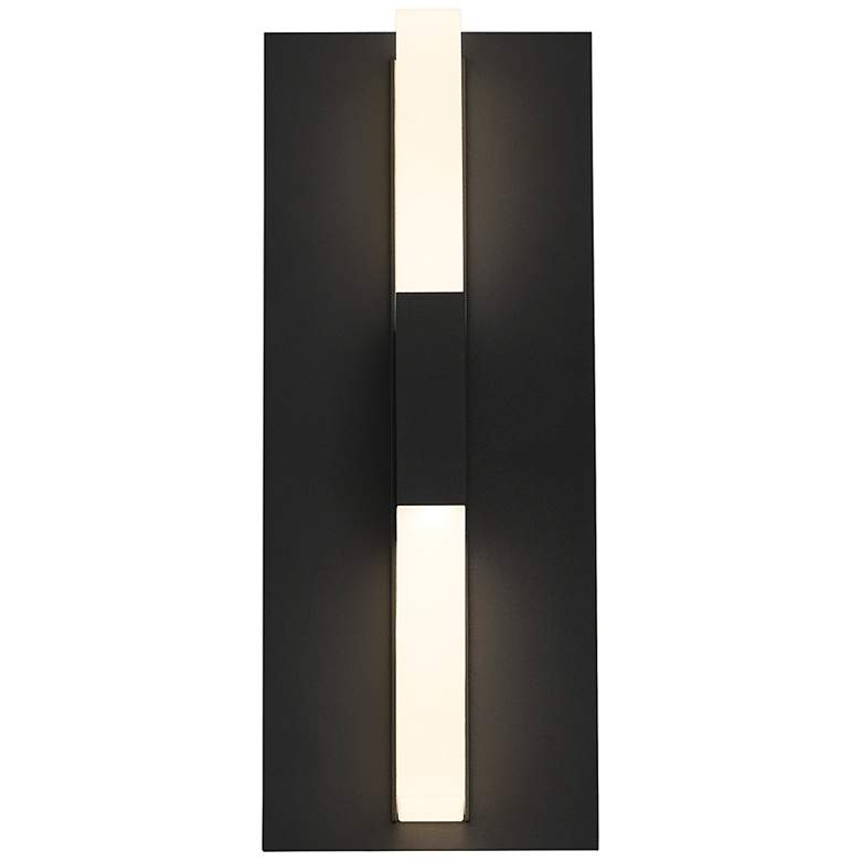 Image 3 Lyft 12 1/2" High Black White 3000K LED Outdoor Wall Light more views