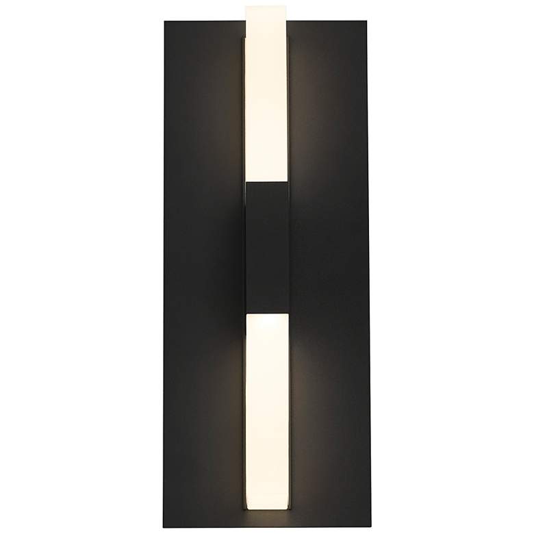 Image 3 Lyft 12 1/2" High Black White 4000K LED Outdoor Wall Light more views