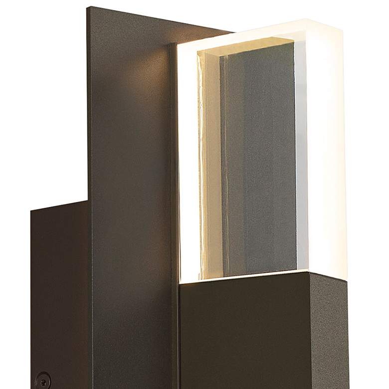 Image 2 Lyft 12 1/2" High Bronze Clear 27000K LED Outdoor Wall Light more views