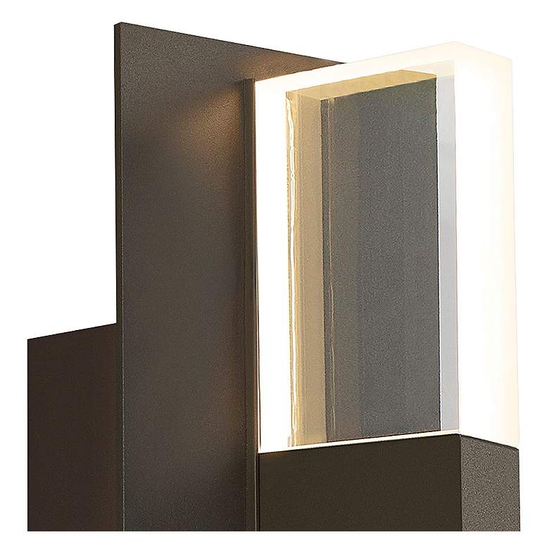 Image 2 Lyft 12 1/2" High Bronze Clear 3000K LED Outdoor Wall Light more views