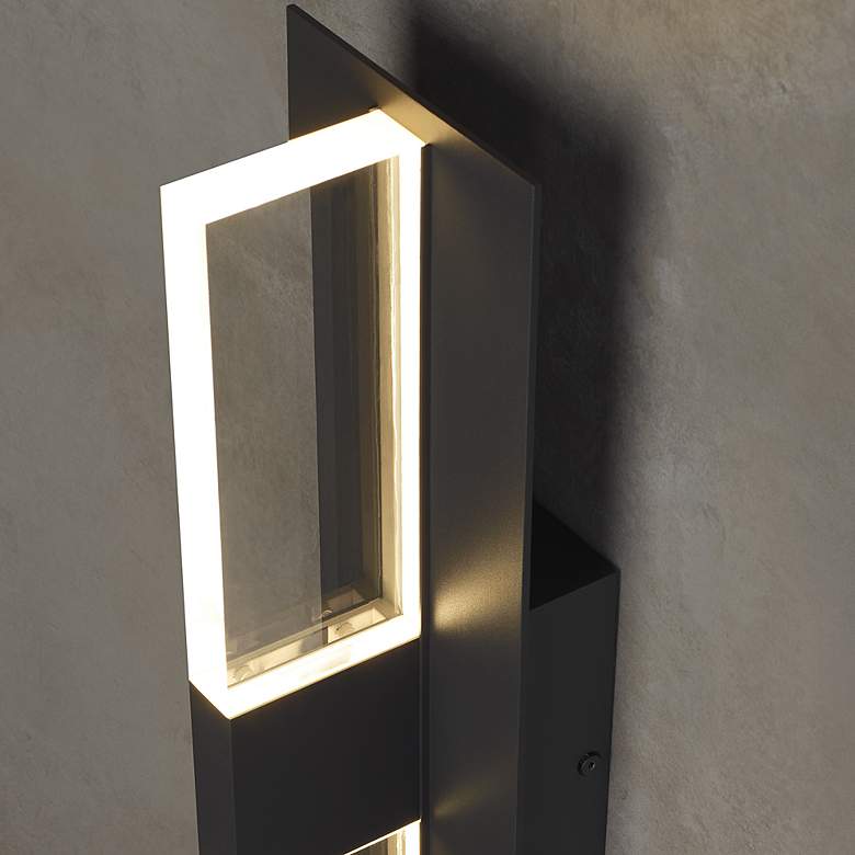 Image 3 Lyft 12 1/2" High Bronze Clear 4000K LED Outdoor Wall Light more views