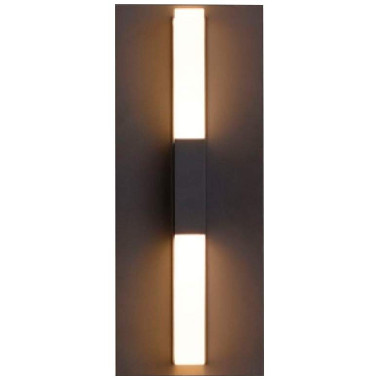 Image 1 Lyft 12 1/2" High Bronze White 3000K LED Outdoor Wall Light