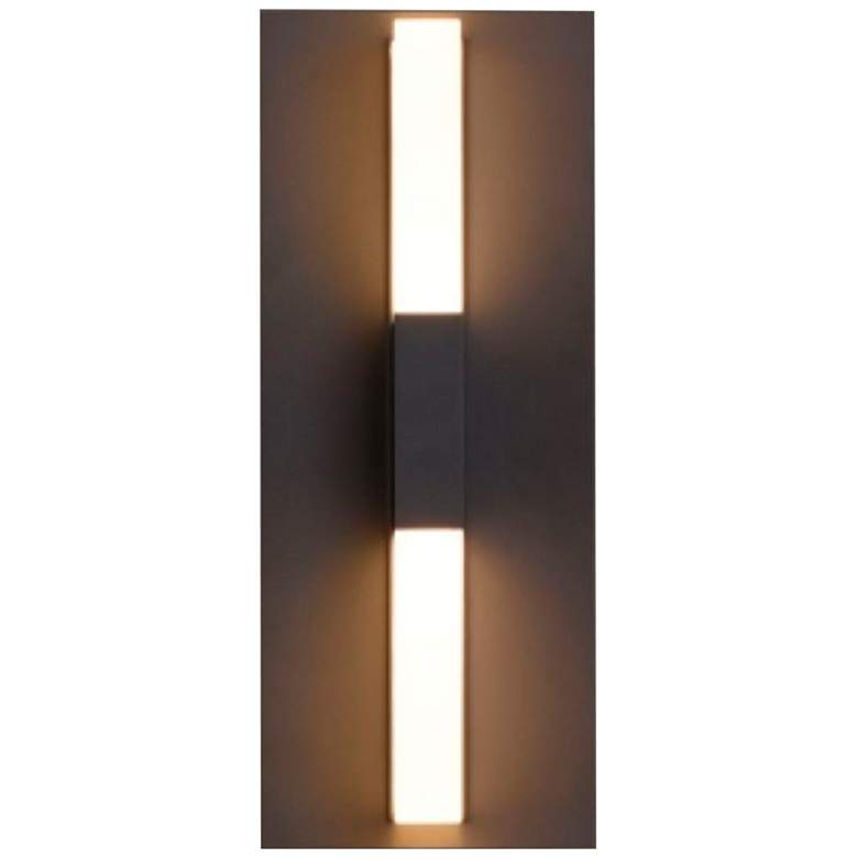 Image 1 Lyft 12 1/2 inch High Bronze White 3000K LED Outdoor Wall Light