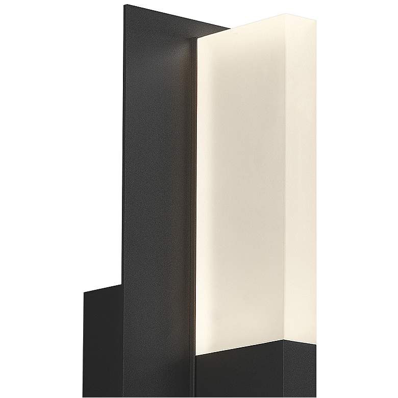 Image 2 Lyft 18 1/2" High Black White 3000K LED Outdoor Wall Light more views