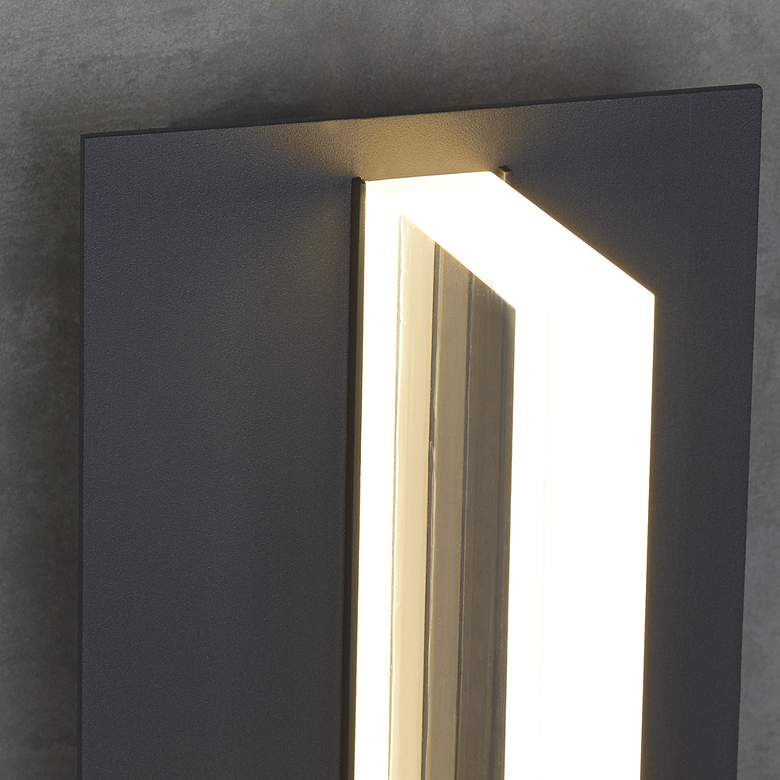 Image 5 Lyft 18 1/2" High Bronze Clear 27000K LED Outdoor Wall Light more views