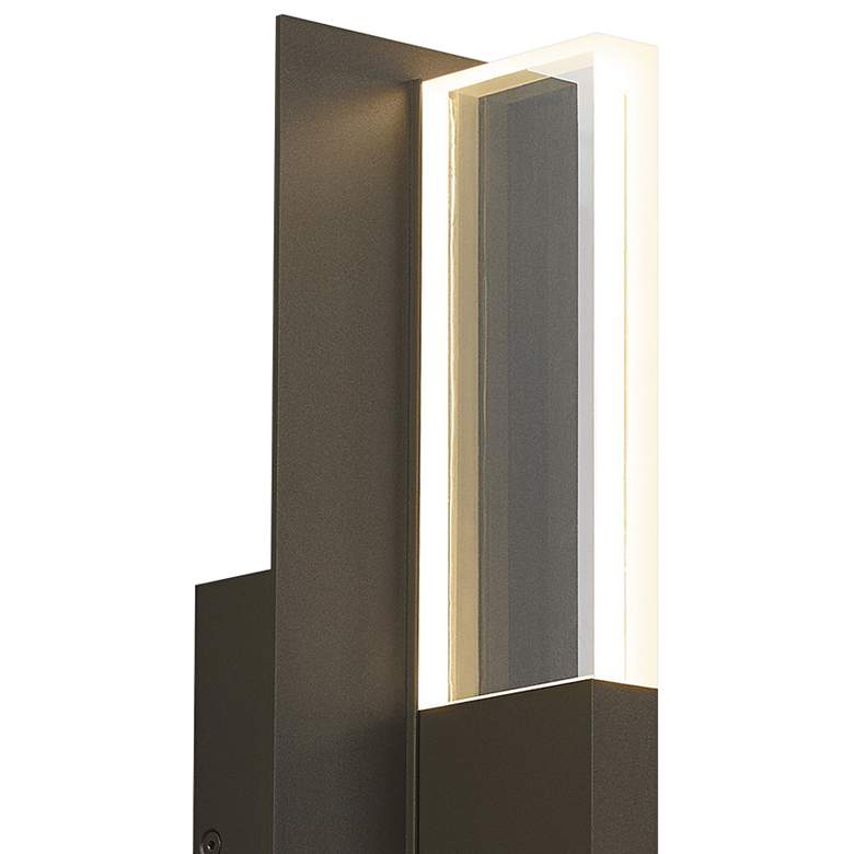 Image 2 Lyft 18 1/2" High Bronze Clear 3000K LED Outdoor Wall Light more views