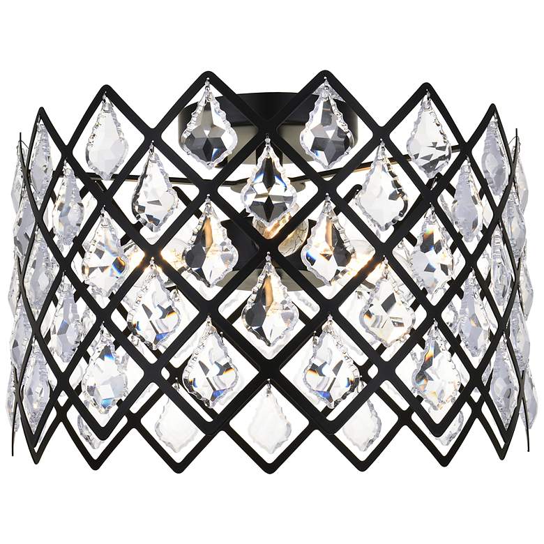 Image 3 Lyla 13" Flush Mount In Black