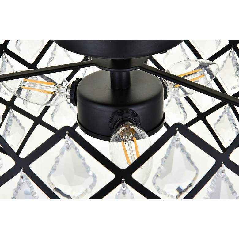 Image 6 Lyla 13" Flush Mount In Black more views