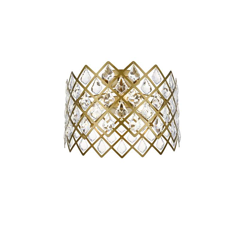 Image 4 Lyla 13" Flush Mount In Brass more views
