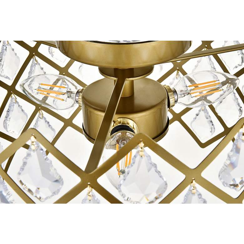 Image 6 Lyla 13" Flush Mount In Brass more views