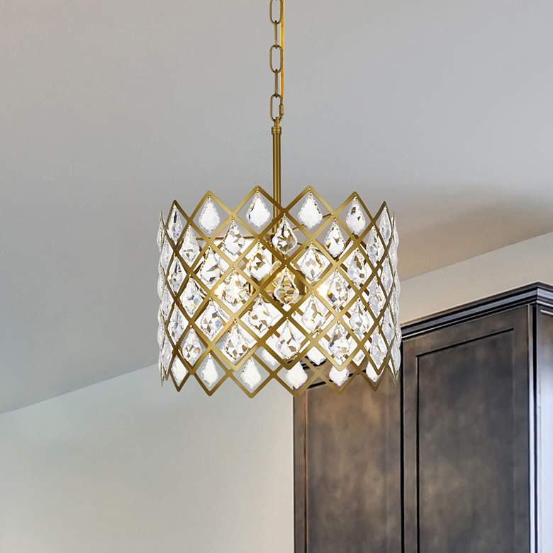 Image 1 Lyla 13" Pendant In Brass