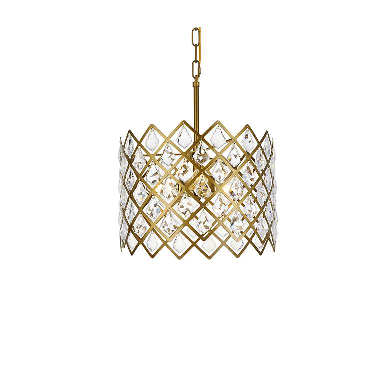 Image 4 Lyla 13" Pendant In Brass more views