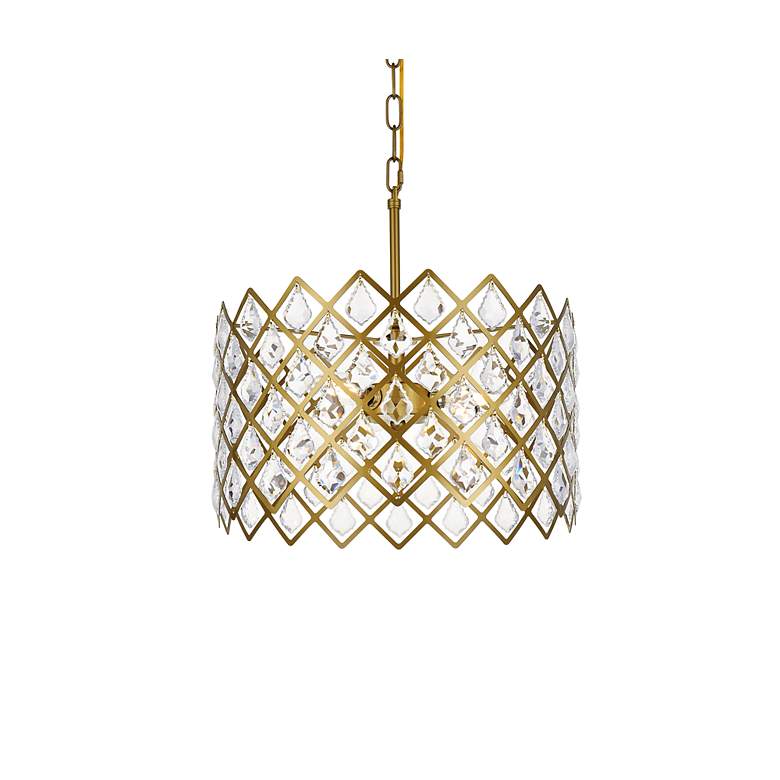 Image 4 Lyla 16" Pendant In Brass more views