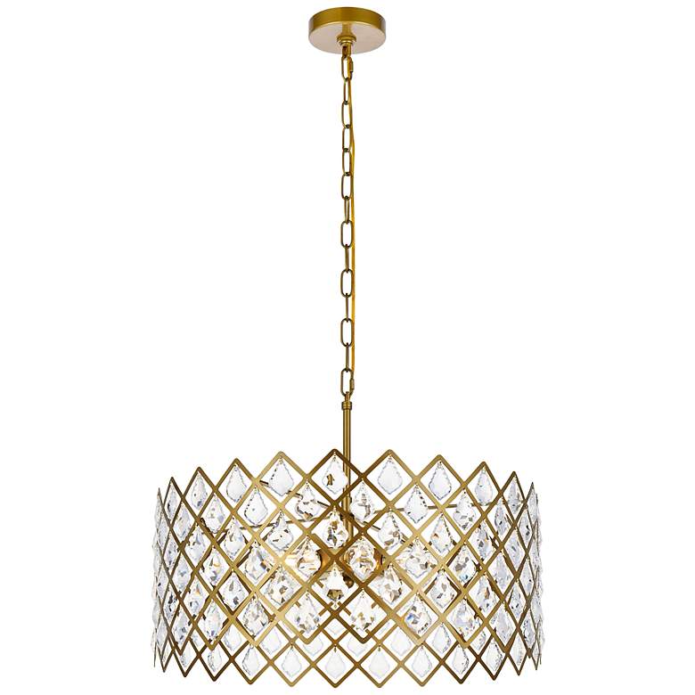 Image 2 Lyla 21" Pendant In Brass