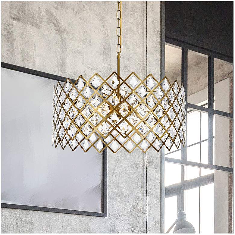 Image 1 Lyla 21" Pendant In Brass