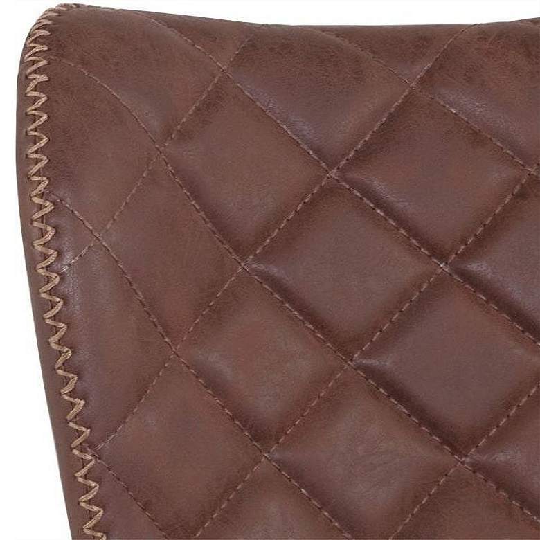 Image 2 Lyla Antique Brown Fabric Counter Stool Set of 2 more views