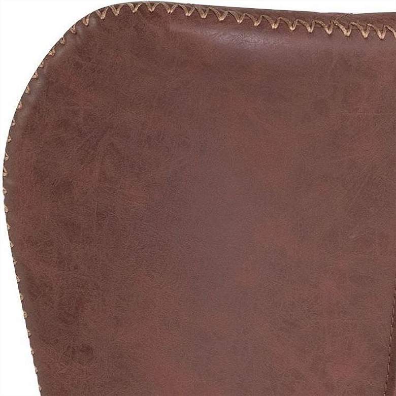 Image 3 Lyla Antique Brown Fabric Counter Stool Set of 2 more views