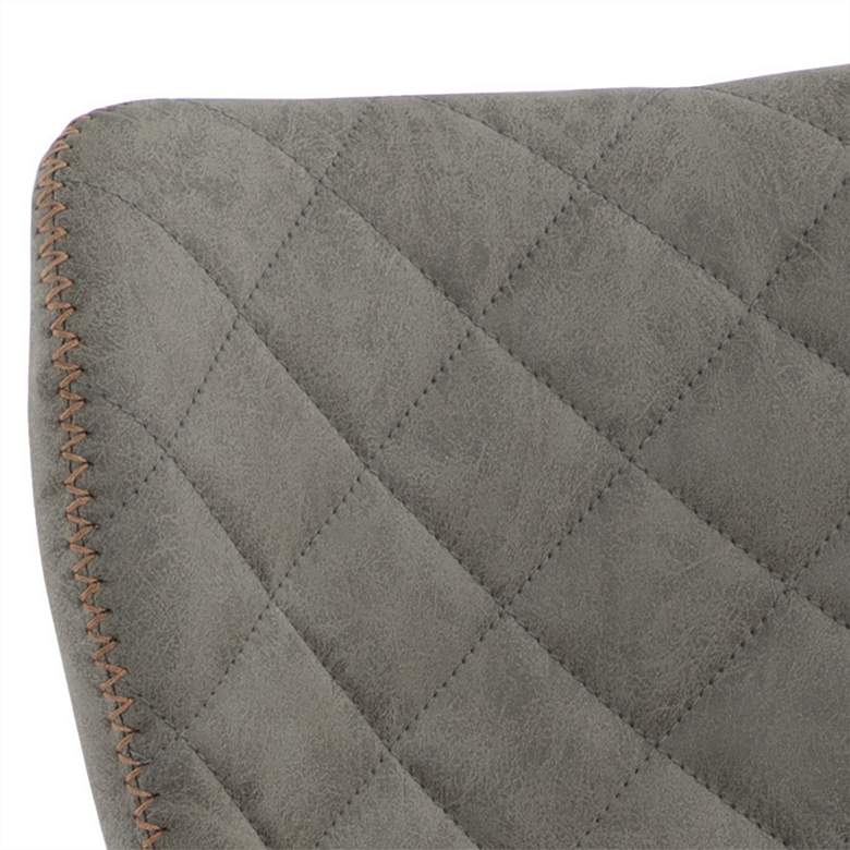 Image 3 Lyla Antique Gray Fabric Counter Stool Set of 2 more views