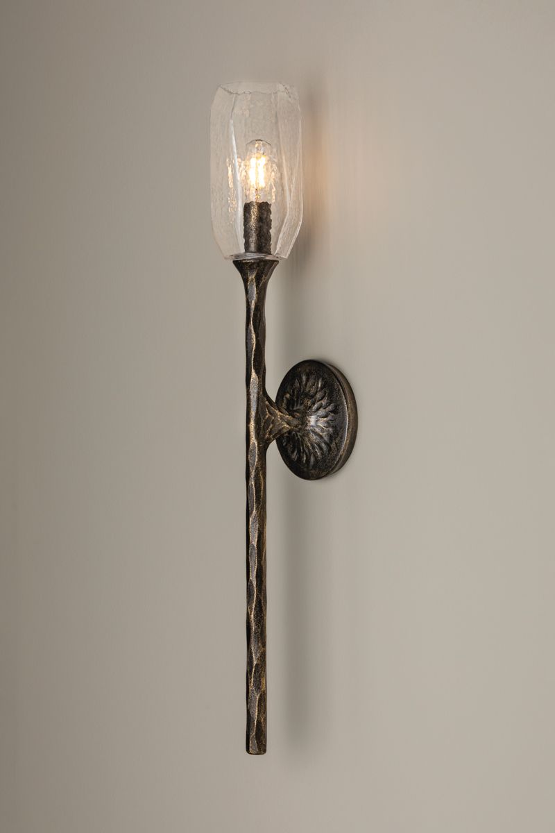 Image 5 Lyle 27 1/4" High Black Patina Gold Wall Sconce more views