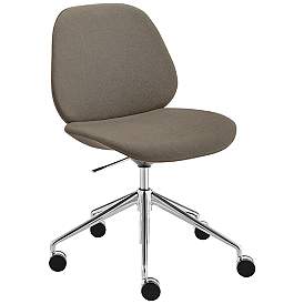 Image1 of Lyle Taupe Adjustable Swivel Office Chair