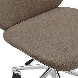 Image3 of Lyle Taupe Adjustable Swivel Office Chair more views